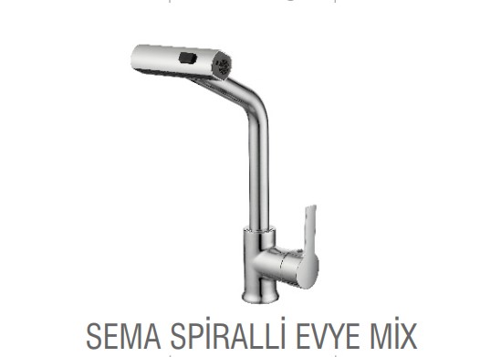 SEMA SPİRALLİ EVYE MİX